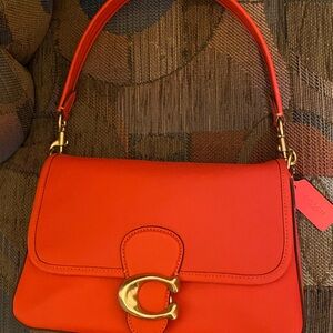 COACH  Soft Tabby Calf Leather Shoulder Bag
